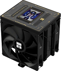 Устройство охлаждения(кулер) Thermalright Burst Assassin Vision 120 Soc-AM5/AM4/1200/1700/1851 черный 4-pin 25.6dB Al+Cu LCD Ret (BA120-VISION-BL)