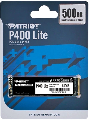 Накопитель SSD Patriot PCIe 4.0 x4 500GB P400LP500GM28H P400 M.2 2280