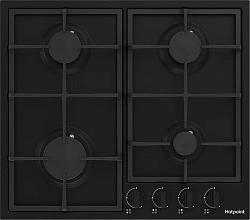 Газовая варочная поверхность Hotpoint HGMT 642 BL черный