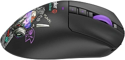 Мышь A4Tech Bloody R73 Pro черный/рисунок оптическая 26000dpi беспров. USB/USB-C 7but (R73 PRO CYPHER GHOST)