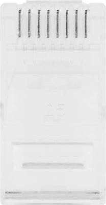 Коннектор Premier (6-008) кат.5e RJ45 прозрачный