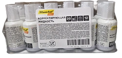 Жидкость коррект. Silwerhof 443032 на основе растворителя кисточка белый 20мл