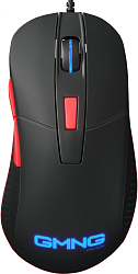 Мышь GMNG 720GM черный/красный оптическая 3200dpi USB для ноутбука 6but (1620711)