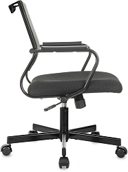 Кресло Бюрократ CH Balance-Low черный Elastic-102 TW-11 сетка/ткань низк.спин. крестов. металл черный