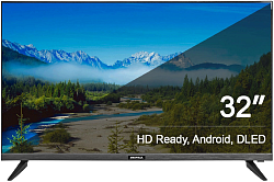 Телевизор LED Supra 32" STV-LC32ST0045W черный HD 60Hz DVB-T DVB-T2 DVB-C WiFi Smart TV (RUS)