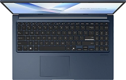 Ноутбук Asus Vivobook 15 X1504MA-BQ601 Core 3 304 8Gb SSD256Gb Intel Graphics 15.6" IPS FHD (1920x1080) без ОС blue WiFi BT Cam (90NB17I1-M01140)
