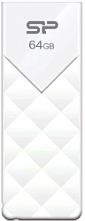 Флеш Диск Silicon Power 64Gb Ultima U03 SP064GBUF2U03V1W USB2.0 белый