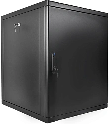 Шкаф коммутационный ЦМО (ШРН-М-15.650.1-9005) настенный 15U 600x650мм пер.дв.металл направл.под закл.гайки 120кг черный 581мм 27.36кг 180град. 745мм IP20 сталь