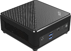 Неттоп MSI Cubi N ADL-018RU N200 (1) 4Gb SSD128Gb UHDG Windows 11 Pro 2xGbitEth WiFi BT 65W черный (9S6-B0A911-211)