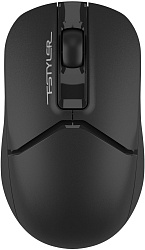 Мышь A4Tech Fstyler FB12S черный оптическая 1200dpi silent беспров. BT/Radio USB 2but (FB12S USB BLACK)