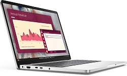 Ноутбук Dell Pro 14 Core Ultra 7 255U 16Gb SSD512Gb Intel Graphics 14" WVA FHD+ (1920x1200) Linux grey WiFi BT Cam (PRO14-7653)