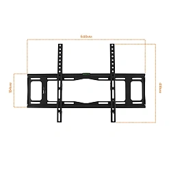 Кронштейн для телевизора Buro FX2S черный 40"-90" макс.55кг настенный фиксированный