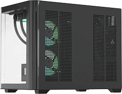 Корпус Formula Crystal U2M Floe черный без БП mATX 1xUSB3.0 1xUSB3.1 audio bott PSU