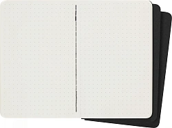 Блокнот Moleskine CAHIER JOURNAL QP314 Pocket 90x140мм обложка картон 64стр. пунктир черный (3шт)