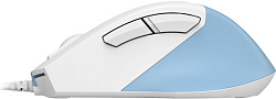 Мышь A4Tech Fstyler FM45S Air голубой/белый оптическая 2400dpi silent USB 7but (FM45S AIR USB (LCY BLUE))