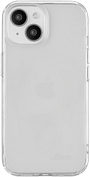 Чехол (клип-кейс) uBear для Apple iPhone 15 Real Case прозрачный (CS248TT61RL-I23)