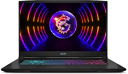 Ноутбук MSI Katana 17 B13VEK-1610XRU Core i7 13620H 16Gb SSD1Tb NVIDIA GeForce RTX4050 6Gb 17.3" IPS FHD (1920x1080) без ОС black WiFi BT Cam (9S7-17L541-1610)