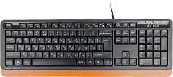 Клавиатура A4Tech Fstyler FK10 черный/оранжевый USB (FK10 ORANGE)