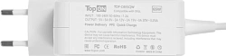 Адаптер TopON TOP-DE65QW автоматический 65W 5V-20V 3.25A от бытовой электросети