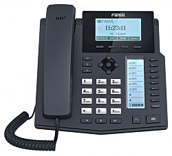 Телефон IP Fanvil X5U черный