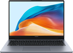 Ноутбук Huawei MateBook D 14 MDF-X Core i3 1215U 8Gb SSD256Gb Intel UHD Graphics 14" IPS FHD (1920x1080) без ОС grey space WiFi BT Cam (53013UFC)