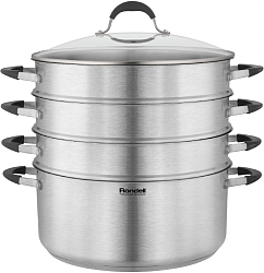 Кастрюля-пароварка Rondell RDS-1815 30.4л. d=32см (с крышкой) стальной
