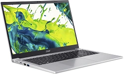 Ноутбук Acer Aspire Lite AL15-36P-331Y Core 3 N350 16Gb SSD512Gb Intel Graphics 15.6" IPS FHD (1920x1080) без ОС silver WiFi BT Cam (NX.DGGCD.003)