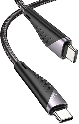 Кабель Hoco U95 PD IPH 01481 USB Type-C (m)-Lightning (m) 1м черный
