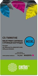 Картридж струйный Cactus CS-T6M07AE №903XL пурпурный (14.2мл) для HP OJP 6950/6960/6970 с чипом