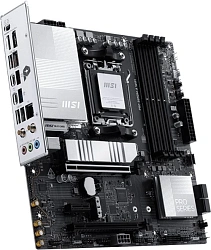 Материнская плата MSI PRO B850M-A WIFI SocketAM5 AMD B850 4xDDR5 mATX AC`97 8ch(7.1) 5Gigabit RAID+HDMI+DP