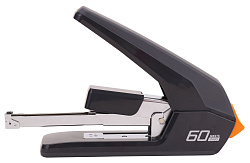 Степлер настольный Deli E0465BLACK Expert 24/6 26/6 23/6 23/8 23/10 (60листов) снижение усилия черный 100скоб коробка