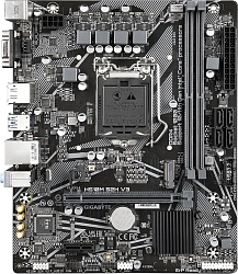 Материнская плата Gigabyte H510M S2H V3 2.0 Soc-1200 Intel Q470 2xDDR4 mATX AC`97 8ch(7.1) GbLAN+VGA+HDMI+DP