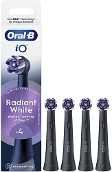 Насадка для зубных щеток Oral-B Cross Action iO RB WB Radiant (упак.:4шт) белый