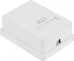 Розетка ITK CS2-1C5EU-12 настен.RJ45 1 кат.5E UTP бел.