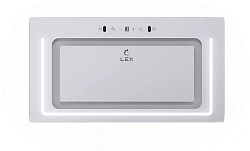 Вытяжка встраиваемая Lex Nova 600 Inverter WH белый управление: сенсорное (1 мотор)