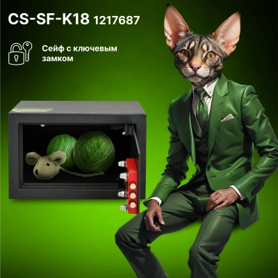 Сейф мебельный Cactus CS-SF-K18 взломостойкий 170x260x230мм ключевой