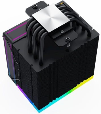 Устройство охлаждения(кулер) ID-Cooling Frozn A610 ARGB Soc-AM5/AM4/1200/1700/1851 черный 4-pin 29.9dB Al+Cu 250W 940gr Ret (FROZN A610 ARGB)