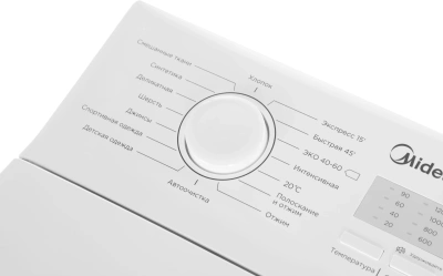 Стиральная машина Midea MFE11W65/W-C класс: A загр.вертикальная макс.:6.5кг белый
