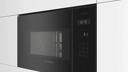 Микроволновая печь Bosch BEL454MB1F 25л. 900Вт черный (встраиваемая)