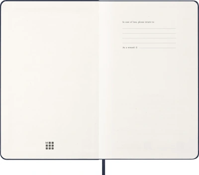 Ежедневник Moleskine CLASSIC Large 130х210мм 400стр. синий сапфир