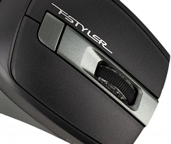 Мышь A4Tech Fstyler FB35 зеленый/черный оптическая 2000dpi беспров. BT/Radio USB для ноутбука 6but (FB35 MIDLIGHT GREEN)