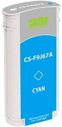 Картридж струйный Cactus CS-F9J67A 728XL голубой (130мл) для HP DJ T730/T830 с чипом