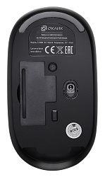 Мышь Оклик 535MW черный оптическая 1000dpi беспров. USB для ноутбука 3but (1103636)