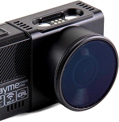 Видеорегистратор Playme Force pro черный 3Mpix 1296x2304 1296p 140гр. GPS MSTAR 8339