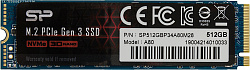 Накопитель SSD Silicon Power PCIe 3.0 x4 512GB SP512GBP34A80M28 M-Series M.2 2280