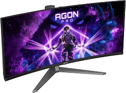Монитор AOC 34" Agon Pro AG346UCD черный QD OLED LED 21:9 HDMI M/M матовая HAS Piv 1500000:1 250cd 178гр/178гр 3440x1440 175Hz FreeSync Premium DP WQ HD 2K (1440p) USB 10.82кг
