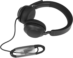 Наушники с микрофоном Jabra Evolve2 40 SE USB-C/A черный 1.5м накладные USB оголовье (24189-999-799)