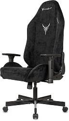 Кресло игровое Knight N1 Fabric черный Light-20 с подголов. крестов. металл