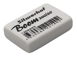 Ластик Silwerhof Boom 300/60 181147 31х21х8мм каучук термопластичный белый
