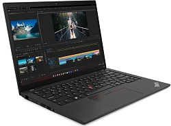 Ноутбук Lenovo ThinkPad T14 G4 Core i7 1355U 16Gb SSD512Gb Intel Iris Xe graphics 14" IPS WUXGA (1920x1200) без ОС black WiFi BT Cam (21HESGC300)